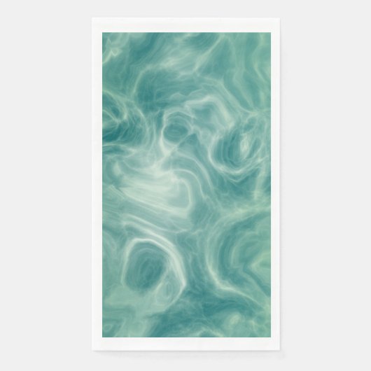 Grüne Marmor Serviette (Vorderseite)