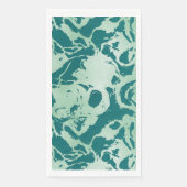 Grüne Marmor Serviette (Vorderseite)