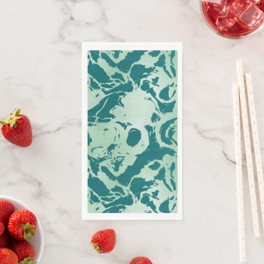 Grüne Marmor Serviette (Beispiel)
