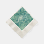 Grüne Marmor Serviette (Ecke)