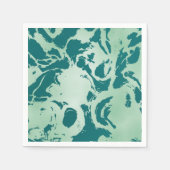 Grüne Marmor Serviette (Vorderseite)