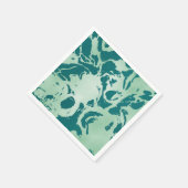 Grüne Marmor Serviette (Ecke)