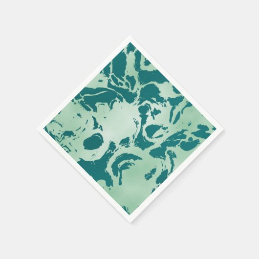 Grüne Marmor Serviette (Ecke)