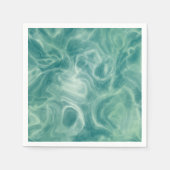 Grüne Marmor Serviette (Vorderseite)