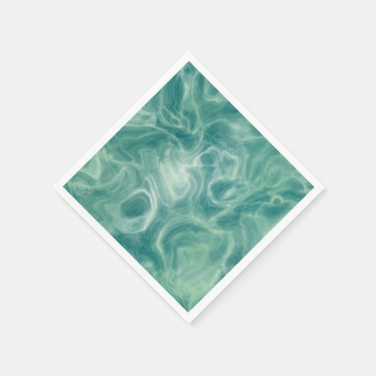 Grüne Marmor Serviette (Ecke)