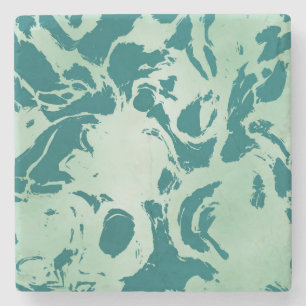 Grüne Marmor Steinuntersetzer