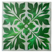 Grüne Marmor und Perle - Foliage Fliese (Vorderseite)