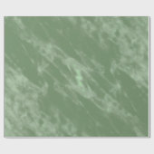 Grüne Marmoransicht Geschenkpapier (Flach)