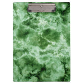 Grüne Marmorbeschaffenheit Klemmbrett (Vorderseite)