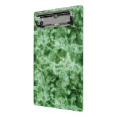 Grüne Marmorbeschaffenheit Mini Klemmbrett (Gewinkelt2)