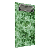Grüne Marmorbeschaffenheit Mini Klemmbrett (Schrägansicht)