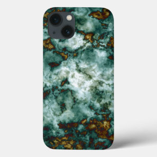 Grüne Marmorbeschaffenheit mit Adern Case-Mate iPhone Hülle