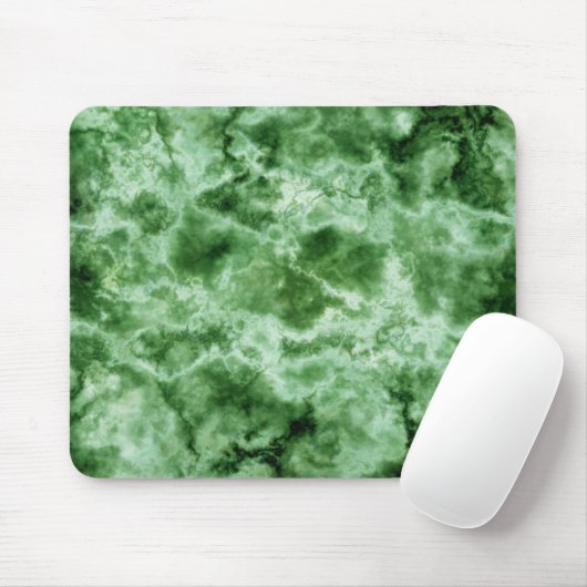 Grüne Marmorbeschaffenheit Mousepad (Mit Mouse)