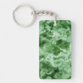 Grüne Marmorbeschaffenheit Schlüsselanhänger (Vorderseite)