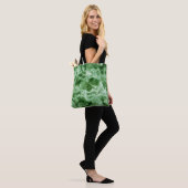 Grüne Marmorbeschaffenheit Tasche (Am Model)