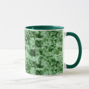 Grüne Marmorbeschaffenheit Tasse