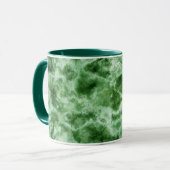Grüne Marmorbeschaffenheit Tasse (Vorderseite Links)