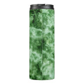 Grüne Marmorbeschaffenheit Thermosbecher (Rückseite)