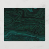 Grüne Marmorfeier des Haushalts zur Einladung zum  (Rückseite)