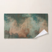 Grüne Marmorplatte abstrakt Badhandtuch Set (Handtuch)