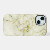 Grüne Marmorplatte Gemustert iPhone 15 Hülle (Rückseite (Horizontal))