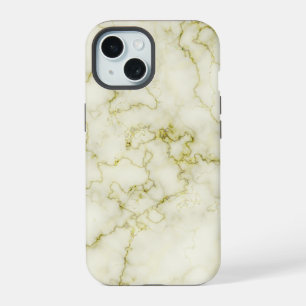 Grüne Marmorplatte Gemustert iPhone 15 Hülle