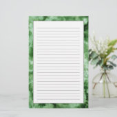 Grüne Marmorstruktur Briefpapier (Stehend Vorderseite)