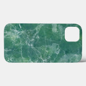 Grüne Marmorstruktur Case-Mate iPhone Hülle (Rückseite (Horizontal))