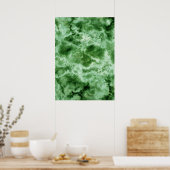 Grüne Marmorstruktur Poster (Küche)