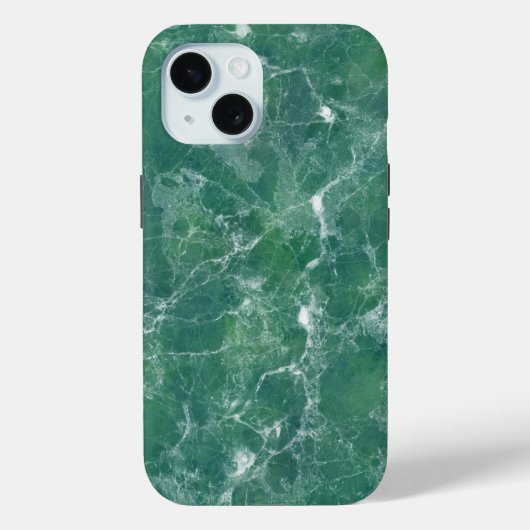 Grüne Marmortextur Case-Mate iPhone Hülle (Rückseite)