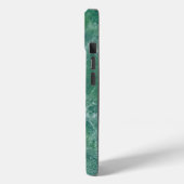 Grüne Marmortextur Case-Mate iPhone Hülle (Rückseite / Links)