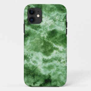 Grüne Marmortextur iPhone 11 Hülle
