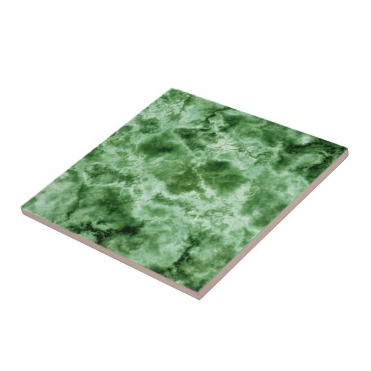 Grüne Marmortextur Fliese (Seite)