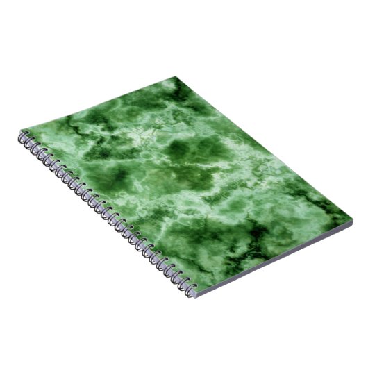 Grüne Marmortextur Notizblock (Rechte Seite)