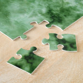 Grüne Marmortextur Puzzle (Seite)