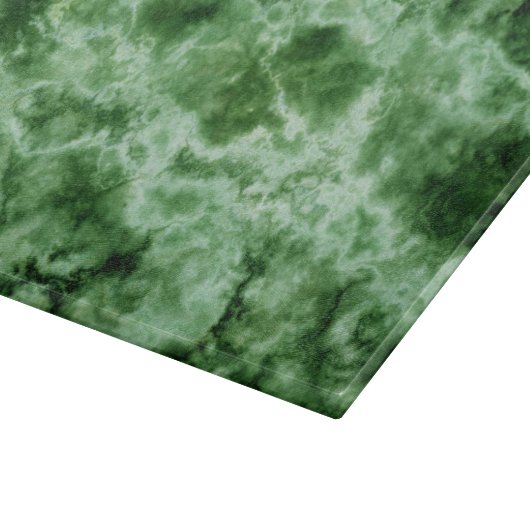 Grüne Marmortextur Schneidebrett (Ecke)
