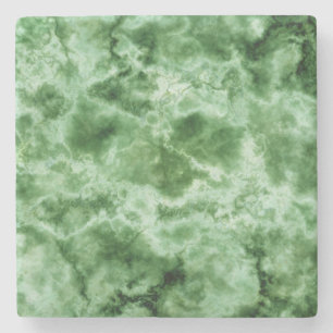 Grüne Marmortextur Steinuntersetzer