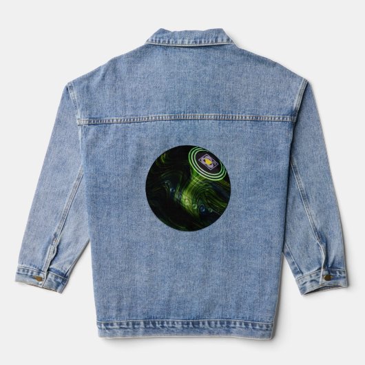 Grüne Marmorwanze, Denim Jacket Jeansjacke (Rückseite)
