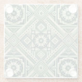 Grüne Maschine Glasuntersetzer (Rückseite)