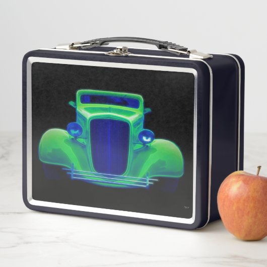 Grüne Maschine - Metalldose Metall Brotdose (Beispiel)