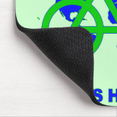 Grüne Maschine Mousepad (Ecke)