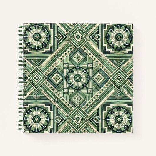 Grüne Maschine Notizblock (Vorderseite)