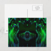 Grüne Maschine Postkarte (Vorne/Hinten)