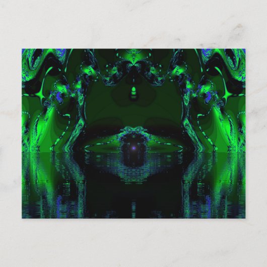 Grüne Maschine Postkarte (Vorderseite)