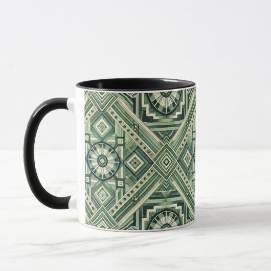 Grüne Maschine Tasse (Links)