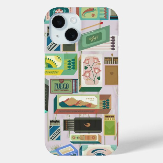 Grüne Matchbox-Handyhülle Case-Mate iPhone Hülle (Rückseite)