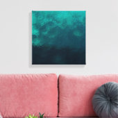 Grüne Mattglasur Textur Leinwanddruck (Insitu (Wohnzimmer))