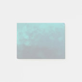 Grüne Mattierte Glastextur Post-it Klebezettel (Vorderseite)