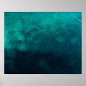 Grüne Mattierte Glastextur Poster (Vorne)