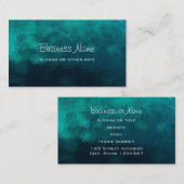 Grüne Mattierte Glastextur Visitenkarte (Vorne/Hinten)